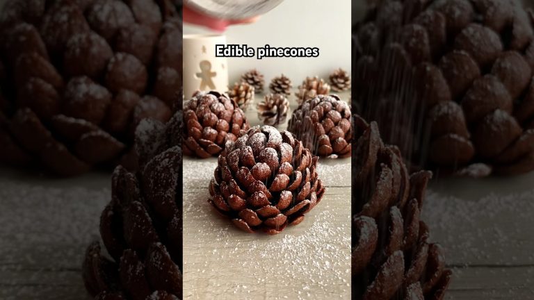Edible Pinecones with 3-ingredients #recipe