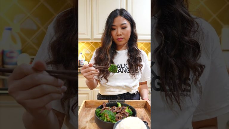 BEEF & BROCCOLI 🥩🥦 #beefandbroccoli #shortsfeed #asmr #recipe  #cooking #chinesefood