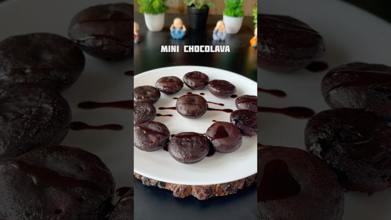 Trending Recipe of Mini Chocolava #shorts #recipe #dessert #chocolate
