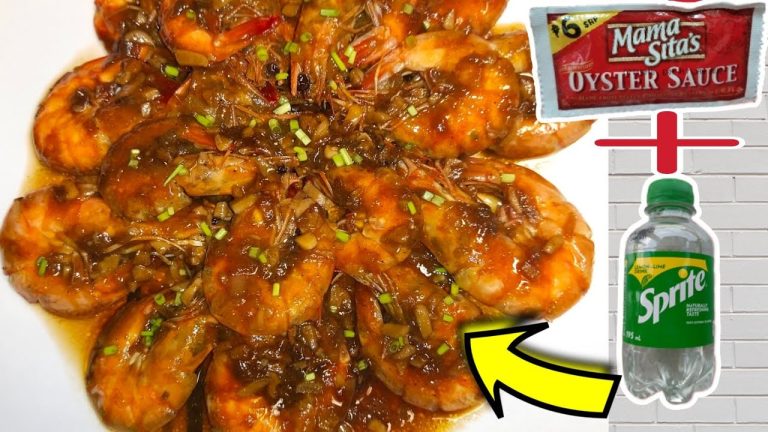 HOW TO COOK BUTTERED SHRIMP WITH OYSTER SAUCE & SPRITE || THE BEST SEAFOOD RECIPE