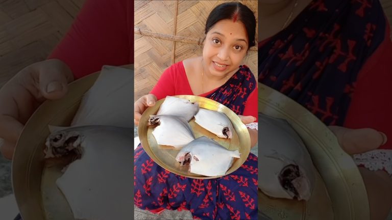 সমুদ্রুর পাড়ে নারকেলী পমফ্লেট রাধলাম #cooking #recipe #food #youtube #shorts  #youtubeshorts #fish