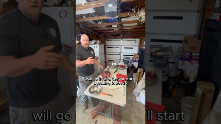 Chef Dad Reminds You To Hang your meat!!! This is how you get A+ quality meat!!!