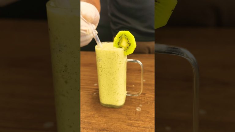 Kiwi milk shake Asmr #shorts #asmr