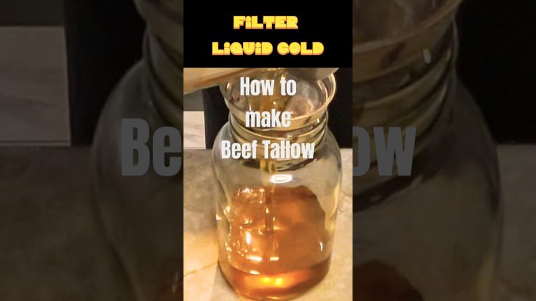 How to Render Beef Tallow (DIY Beef Fat) #beeftallow