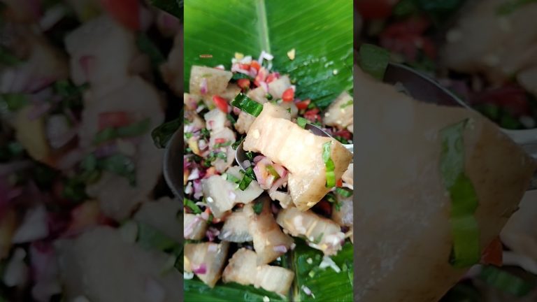 YUMMY🤤PORK SALAD/CHAKNA #shorts #youtubeshorts #viralshorts #porkbelly #porkrecipe #northeastfood