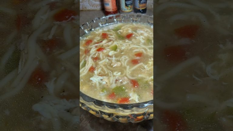 Chicken Noodle Soup Recipe  #shorts #ytshorts #recipe