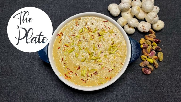 Makhana Pudding | Healthy Fox Nut Pudding | Low Calorie Dessert Recipe | The Plate