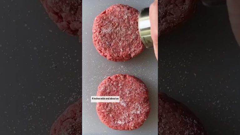 Benefits of Reverse-Searing a Burger