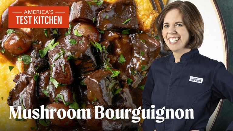 How to Make the Ultimate Mushroom Stew (Bourguignon) | America’s Test Kitchen (S24 E3)