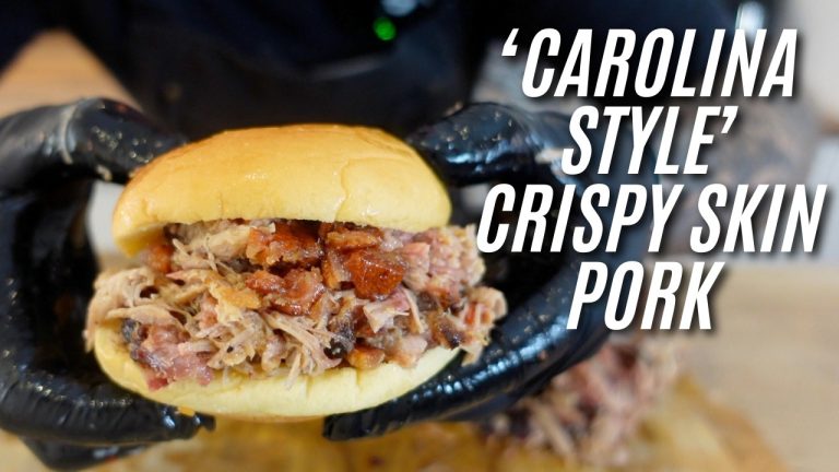 Crispy Skin Pork Shoulder Cooked On The OFFSET SMOKER!