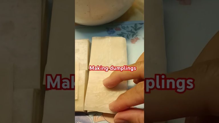 Pork and chives dumplings