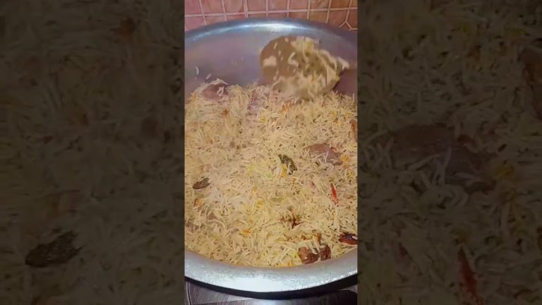 Beef Biryani recipe #shortvideo #food degi Style beef pulao