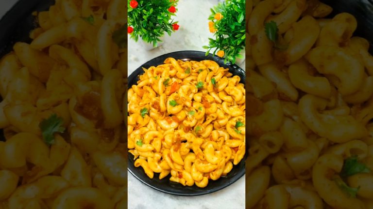 Easy Indian Style Masala Pasta Recipe | Desi Masala Pasta | How to Make It at Home #shorts #pasta