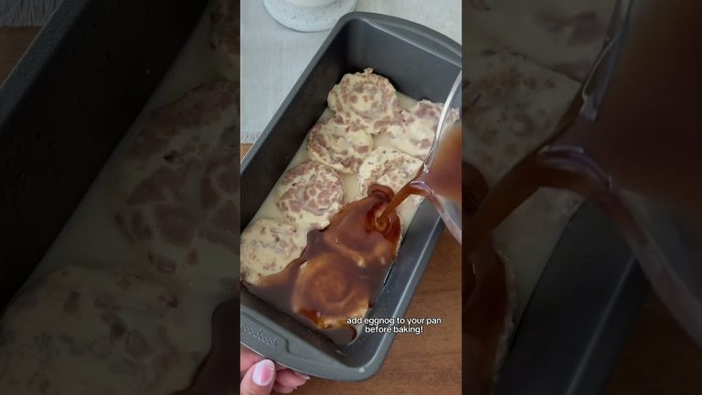 Easy Fall Recipe for the Holidays: Eggnog Cinnamon Rolls 🥧