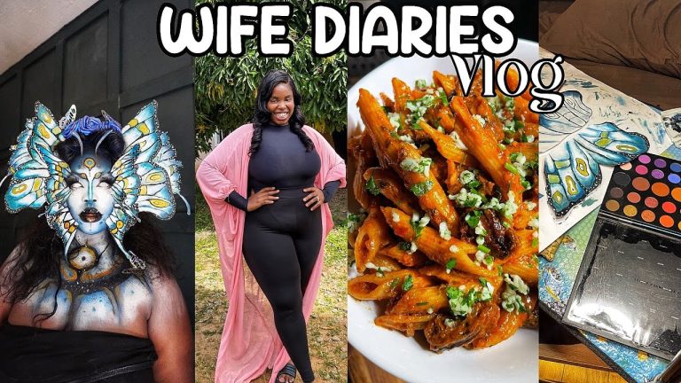 WIFE DIARIES | Beef Pasta Recipe + Creative Butterfly Makeup + Date Night + Unboxing | LYDIA STANLEY