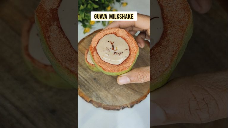 Guava milkshake recipe | guava shake #guava #guavamilkshake #recipe #shake #shorts #viralvideo