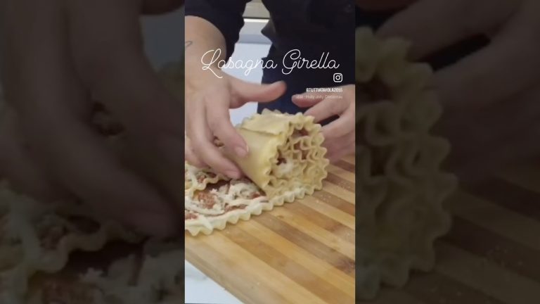 LASAGNA GIRELLA 🍝 👆 VIDEO COMPLETO CLICCA SUL TITOLO 👆