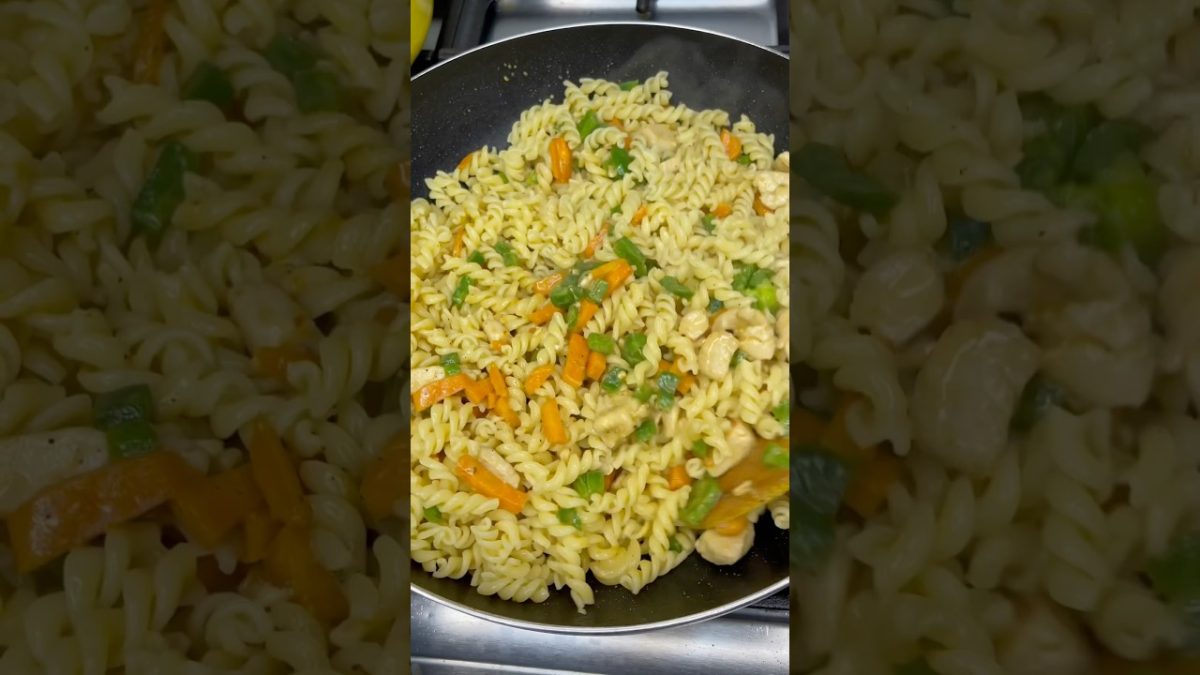 Quick & Easy Lunch Box Pasta Recipe 🍝 #quickrecipe #pasta #recipe