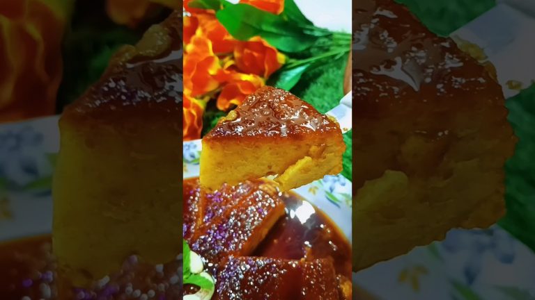 Caramel Pudding with Bread #recipe #cooking #cake #healthy #snacks #cookwithparul #asmrfood #shorts