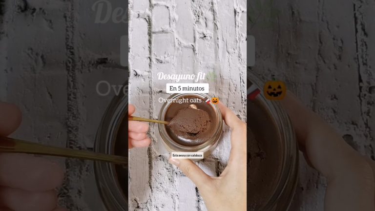 OVERNIGHTOATS 🎃🍫DESAYUNO FIT