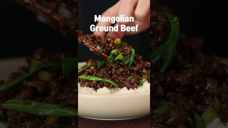 This 15 Minute Mongolian Ground Beef Will Change Your LIFE!