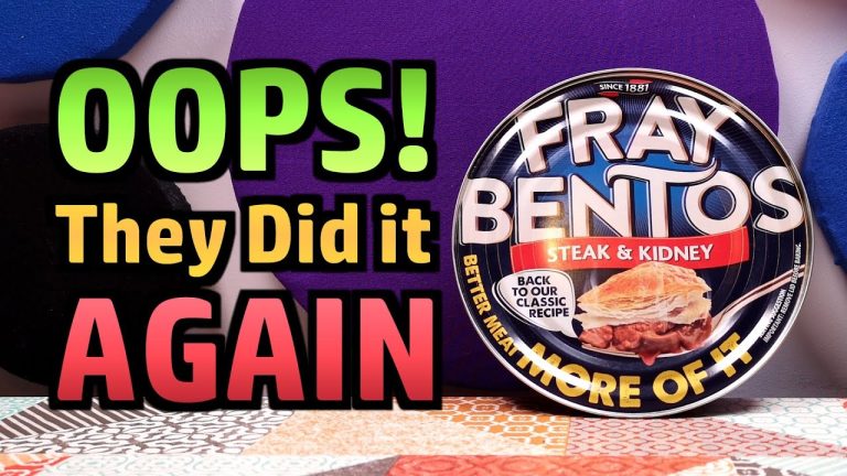Fray Bentos Steak & Kidney Pie – Revisited – with MORE & BETTER Meat – Weird Stuff in a Can # 198