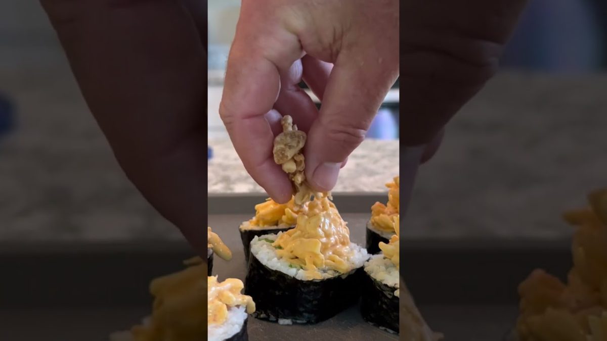 Part 9: King Crab Sushi Roll #seafood #kingcrab #sushi