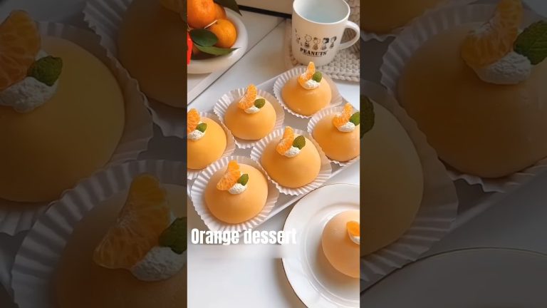 how to turn orange into Mochi #dessert #recipe #asmr #mochi #enjoy #short