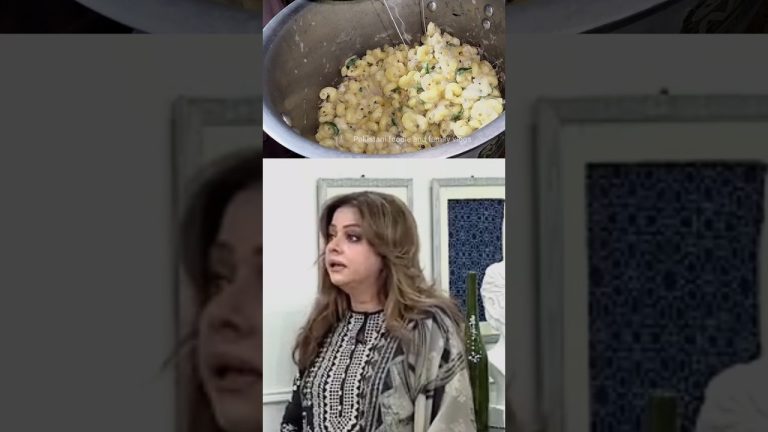 White Sauce Pasta Bananay Ka Ahsan Tareeqa 😋🤤🤣 #shorts #cooking #goodmorningpakistan