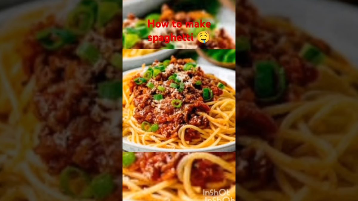 Spaghetti Bolognese recipe😃🤤#spaghetti #pasta#cooking #shorts #viralvideo
