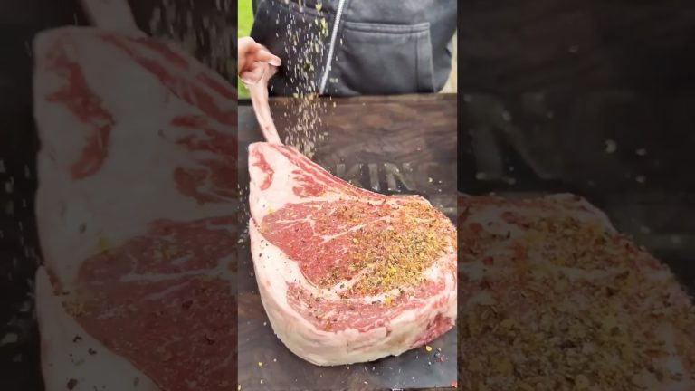 Amazing tomahawk Steak #food #bbq