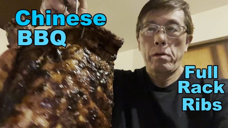Chinese BBQ Pork Ribs Rack Style  (Better Than Store Bought ) Cantonese BBQ Pork Ribs Recipe 中式烤排骨食谱