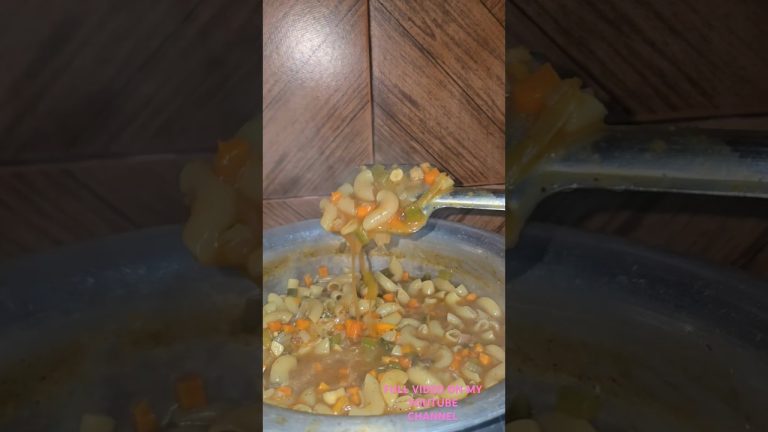Macroni Soup Trending Recipe #shortvideo #shorts