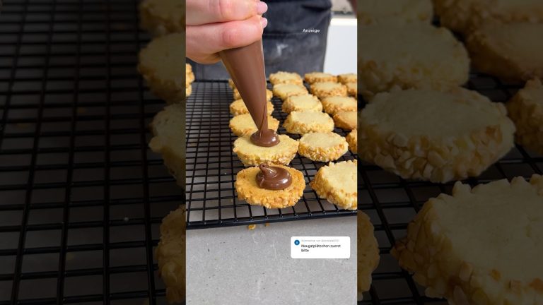 Haselnuss-Nougat Doppeldecker Plätzchen 🤤