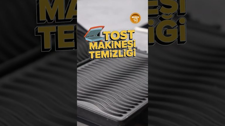 Tost Makinesi Temizliği: Hızlı ve Etkili Yöntem 💯