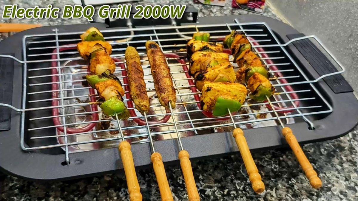 Electric Barbeque / Bbq Grill 2000W | Smokeless Indoor Electric Barbeque Grill Review