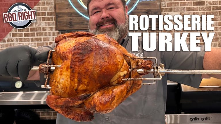 Rotisserie Turkey on the Grill