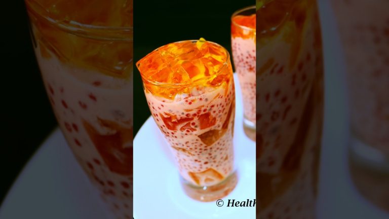 Fruit Dessert Recipes in Tamil/Falooda without ice cream and custard powder/Fruit Jelly recipe tamil