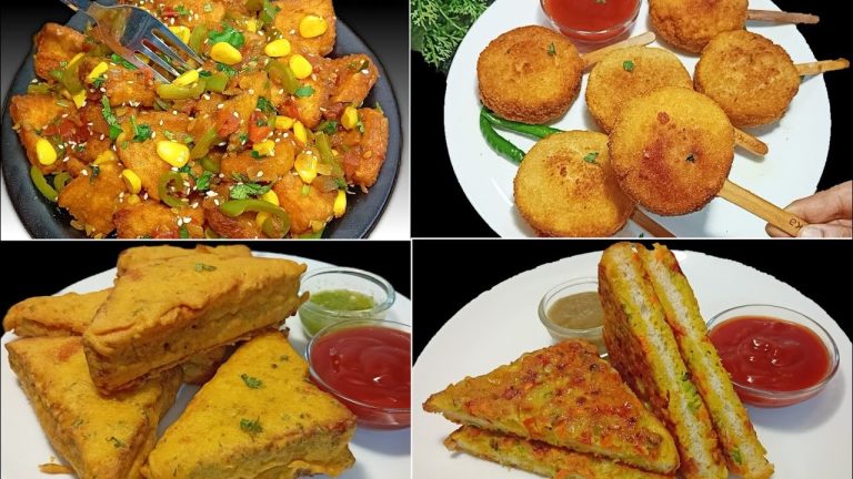 5 Minutes Bread Snacks Recipes | Easy Snacks Recipes | New Recipe | Evening Snacks Recipes