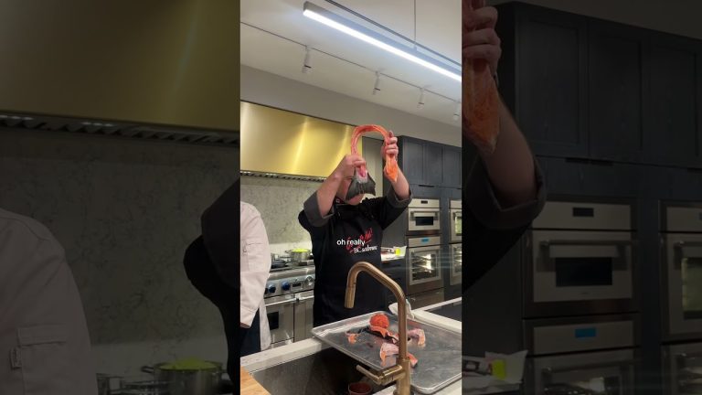 Chef Julian Bond on why salmon is an amazing source for Omega3s #seafood #omega3fattyacid