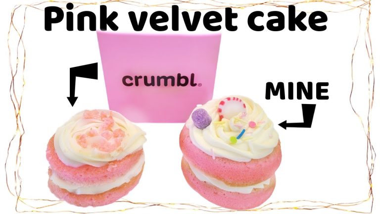 CRUMBL PiNK VELVET CAKE | Christmas Dessert recipes | sugar plum fairy