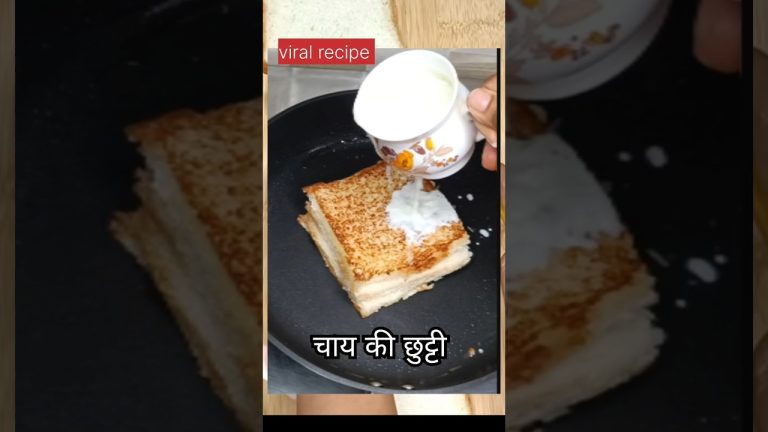 trending bread and milk recipe|😋 सब दीवाने हो जाएंगे इसके| how to make bread recipe| instant snacks