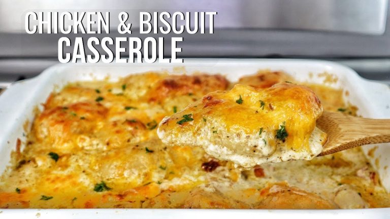 You Won't Believe This EASY Chicken Biscuit Casserole Recipe!