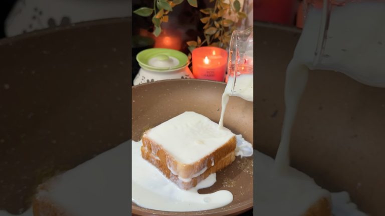Insta ഗ്രാമത്തിൽ VIRAL ആയ banana milk bread toast 🤤 #shorts