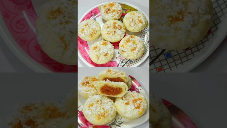 চালের গুড়োর ঝামেলা ছাড়া ভাপা পিঠা তৈরি করলাম।#shorts#food #recipe#cooking #trending