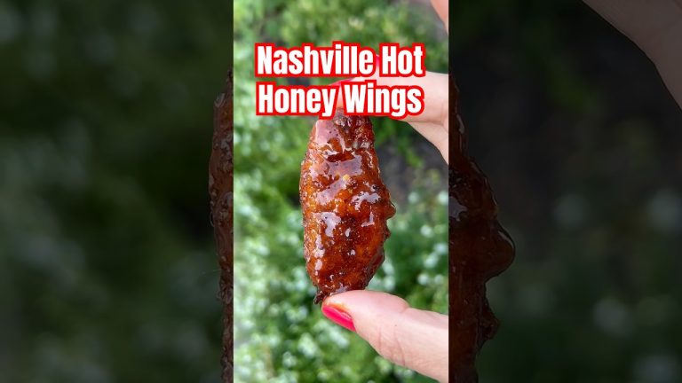 Nashville Hot Honey Wings w/ Michelle from The BBQ Showdown S2 #chickenwings #gamedayfood #tftibbq
