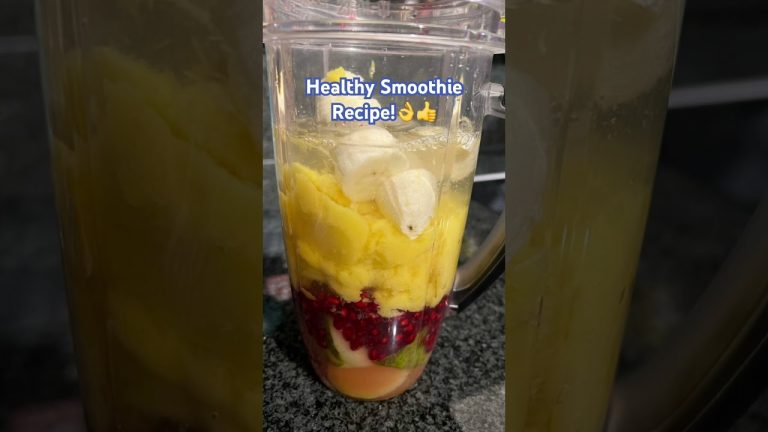 Fresh and Healthy Smoothie Recipe!🤤❤️👌