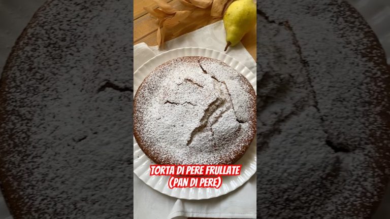 TORTA DI PERE FRULLATE (PAN DI PERE)