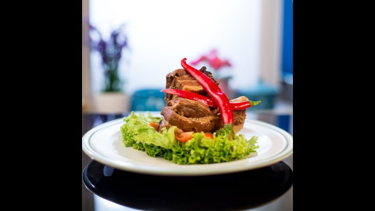 Slow Cooked Spiced Pork Belly