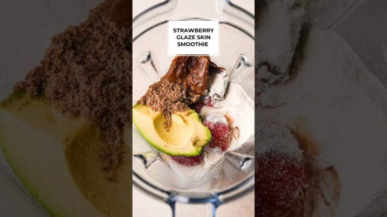 How To Make The Hailey Bieber Erewhon Skin Smoothie At Home #short